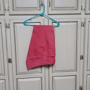 Like-new soft red Jeans